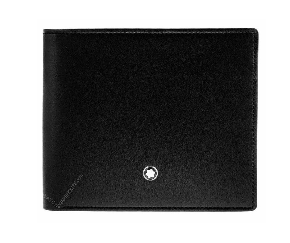 Montblanc Meisterstück 11cc German Black Cowhide Leather Wallet I 7162
