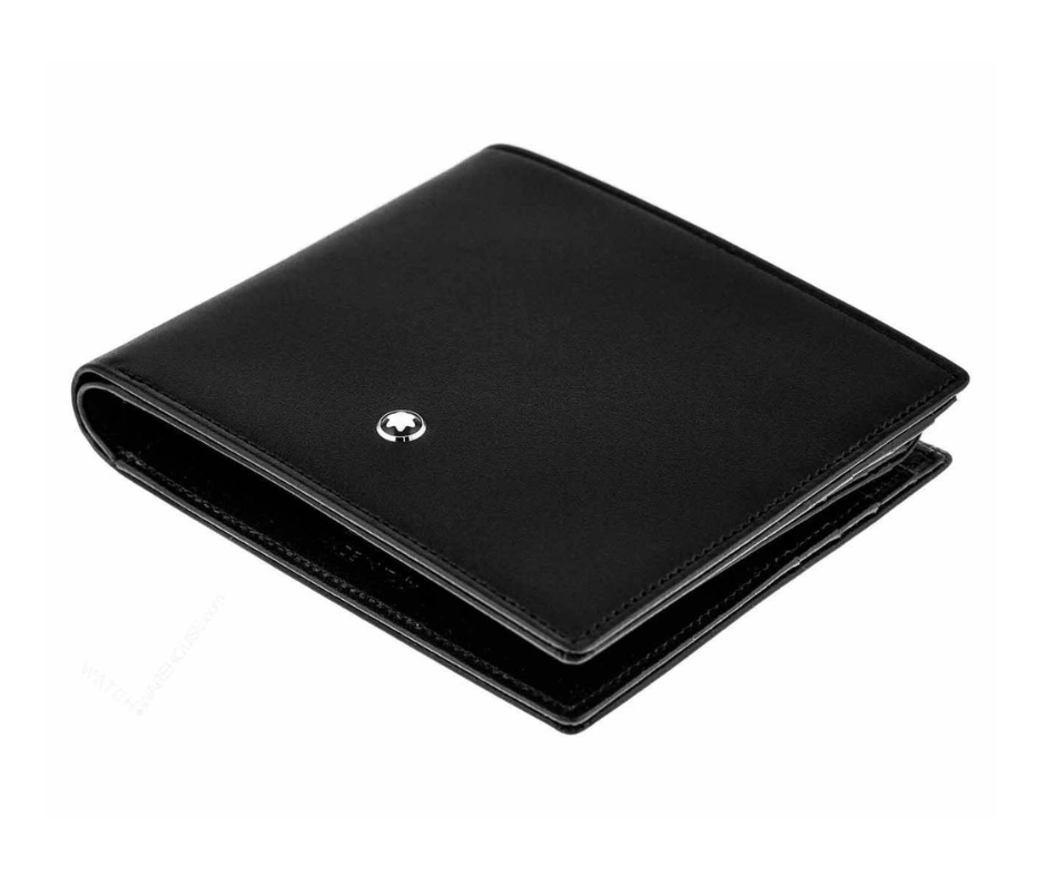 Montblanc Meisterstück 11cc German Black Cowhide Leather Wallet I 7162
