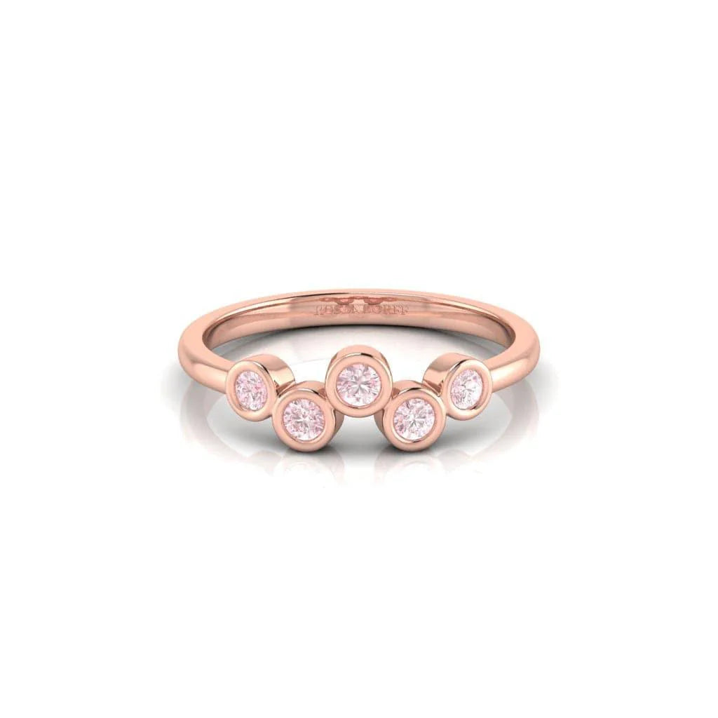 Eminence Pinks Five Stone Bezel