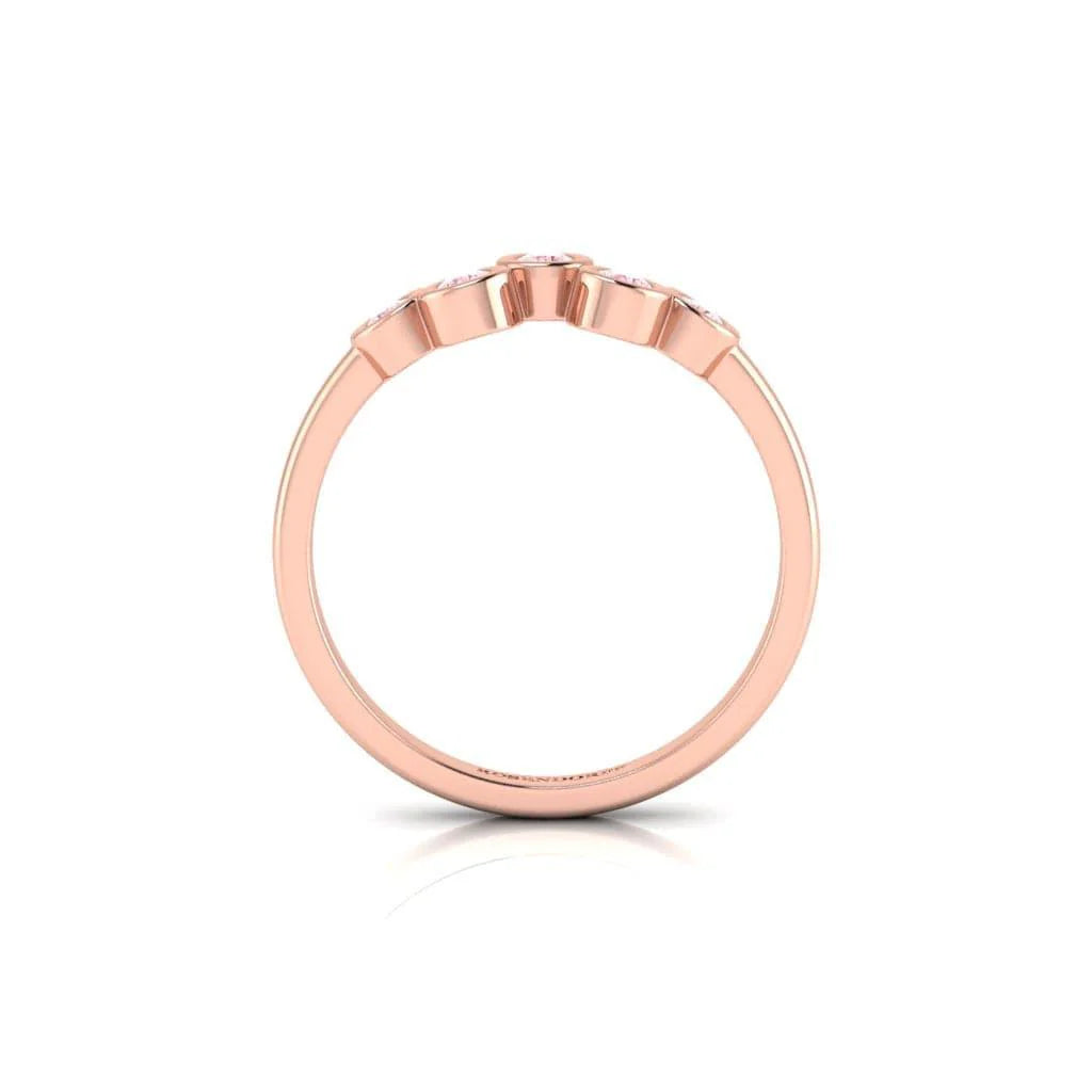 Eminence Pinks Five Stone Bezel