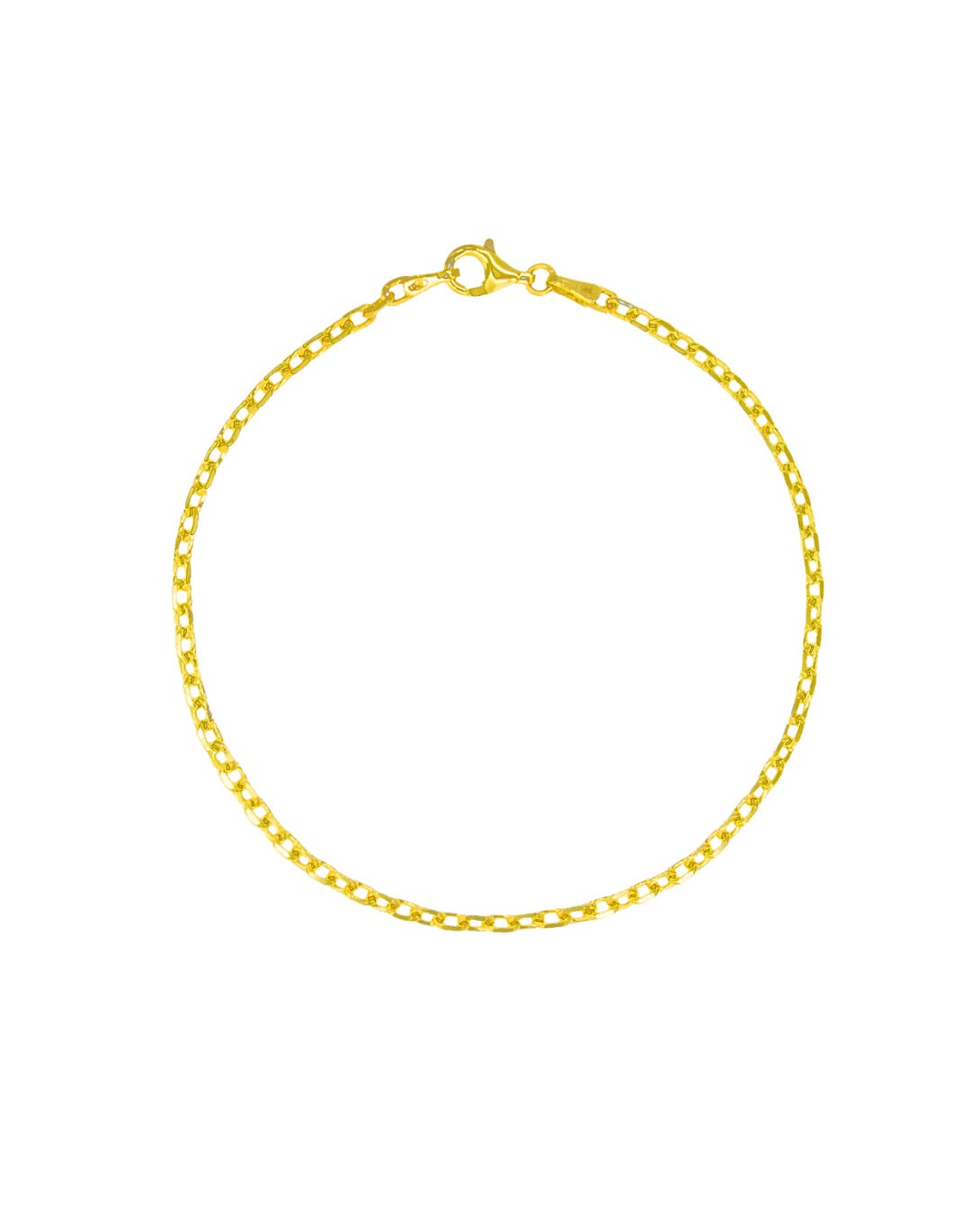 Anchor Link Bracelet in 9ct Gold Yellow, White or Rose Gold