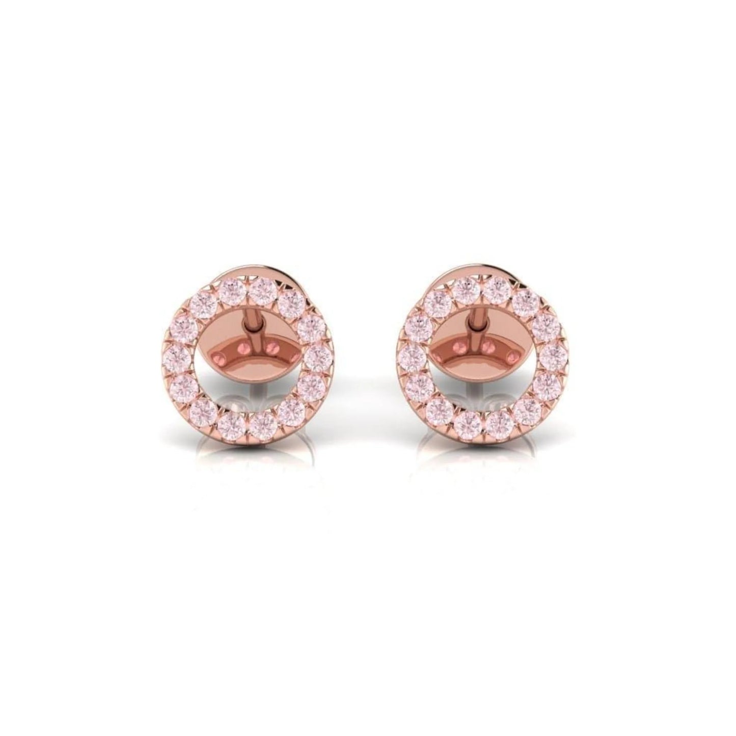 Eminence Pinks Circle of Life Earrings