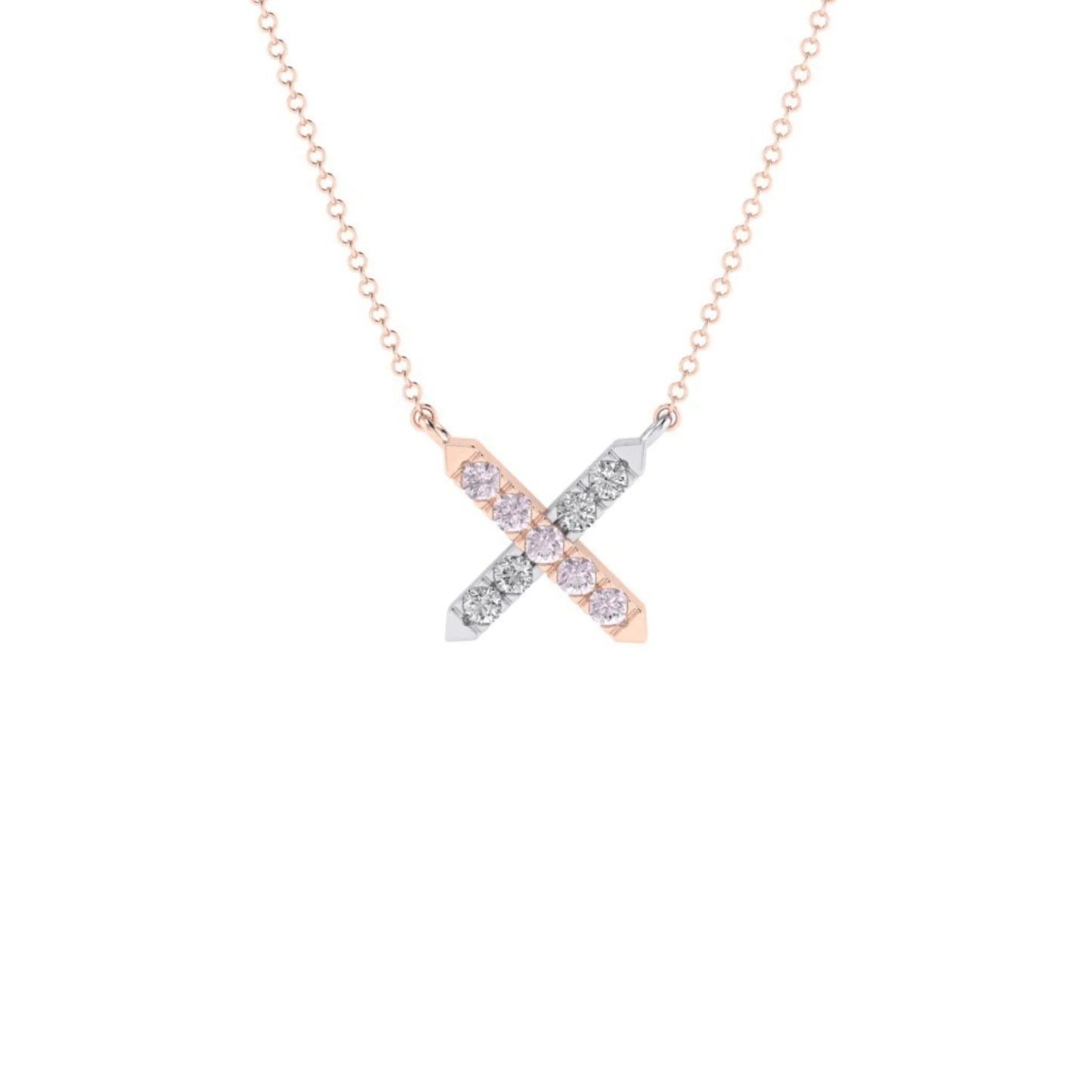Eminence Pinks Cross Pendant