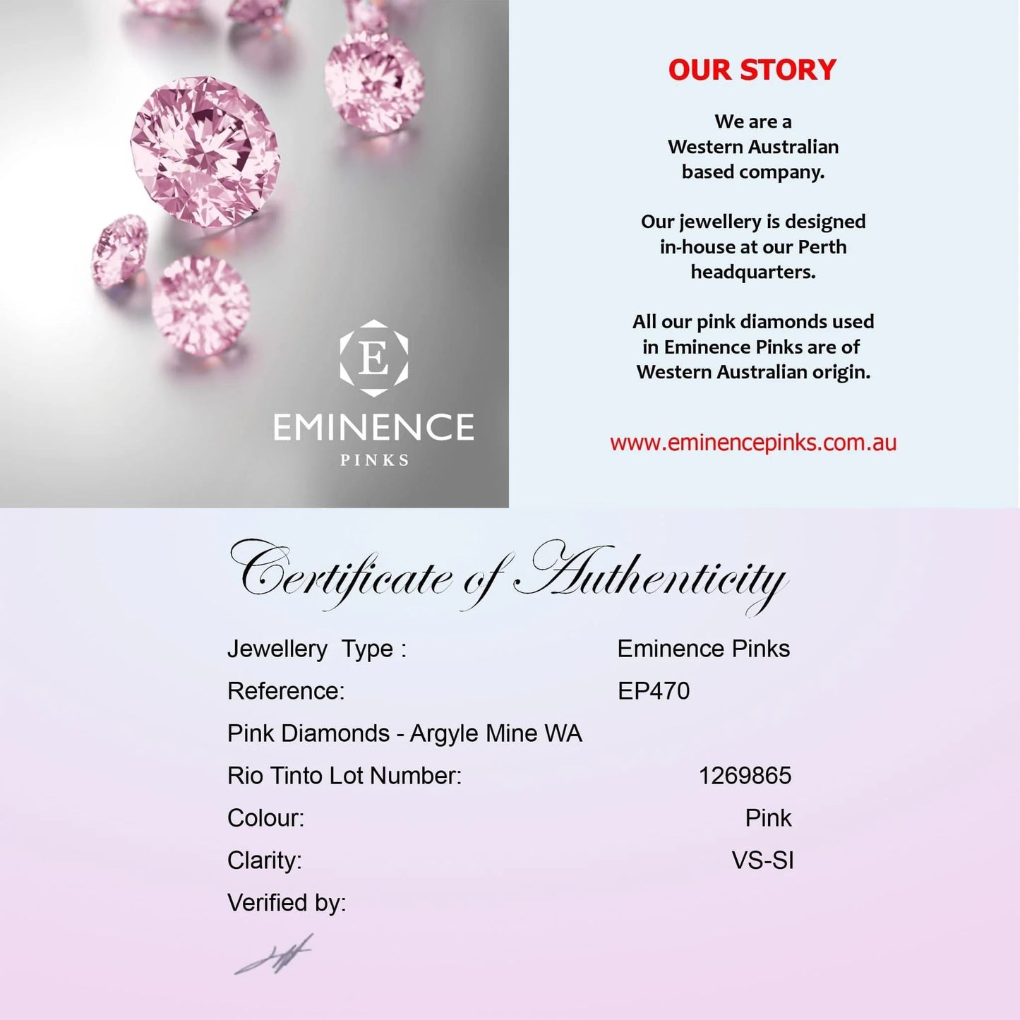 Eminence Pinks Disc Earrings