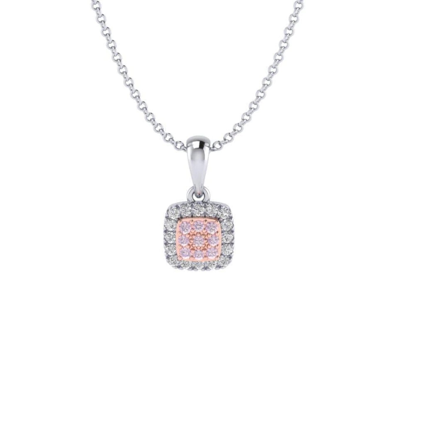 Eminence Pinks Square Pendant