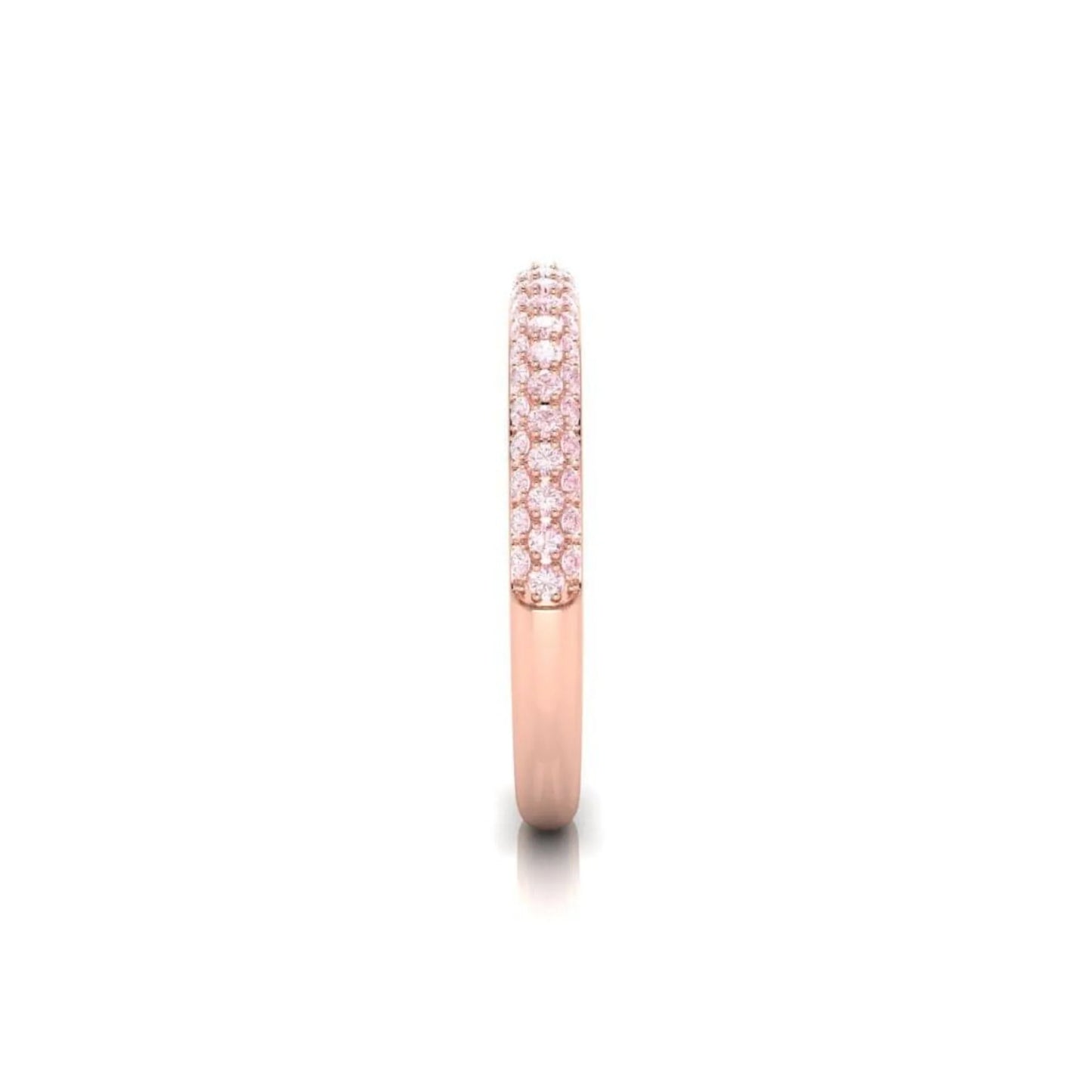 Eminence Pinks Micro Pave Ring