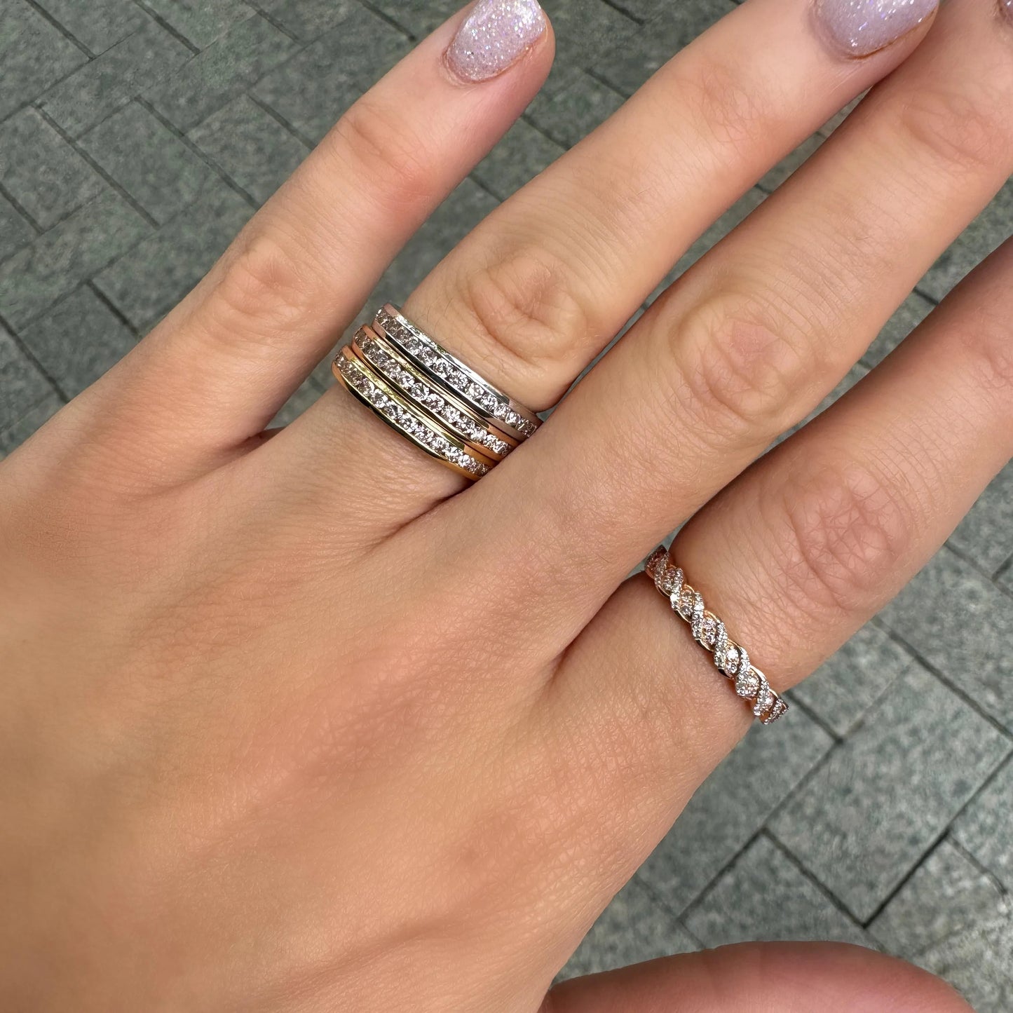 Eminence Pinks Twist Ring