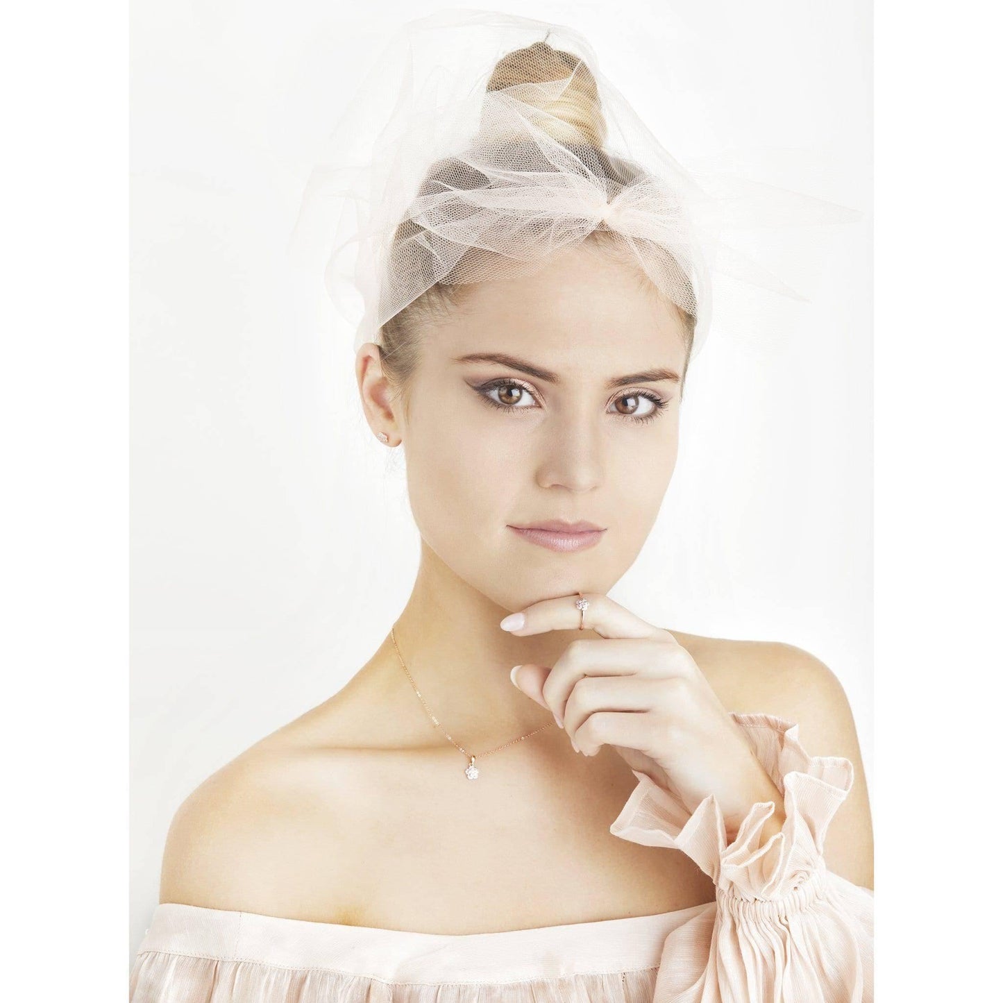Eminence Pinks Flower Earrings