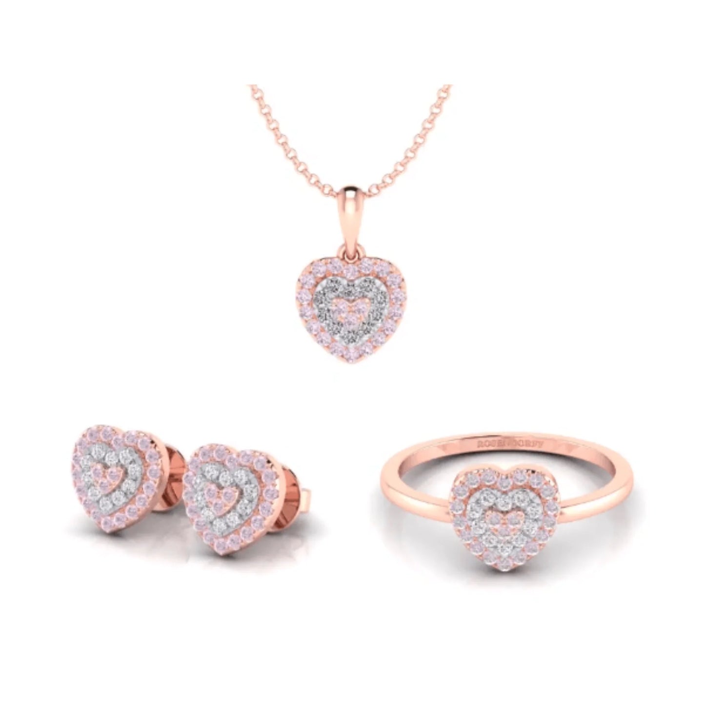 Eminence Pinks Heart Ring