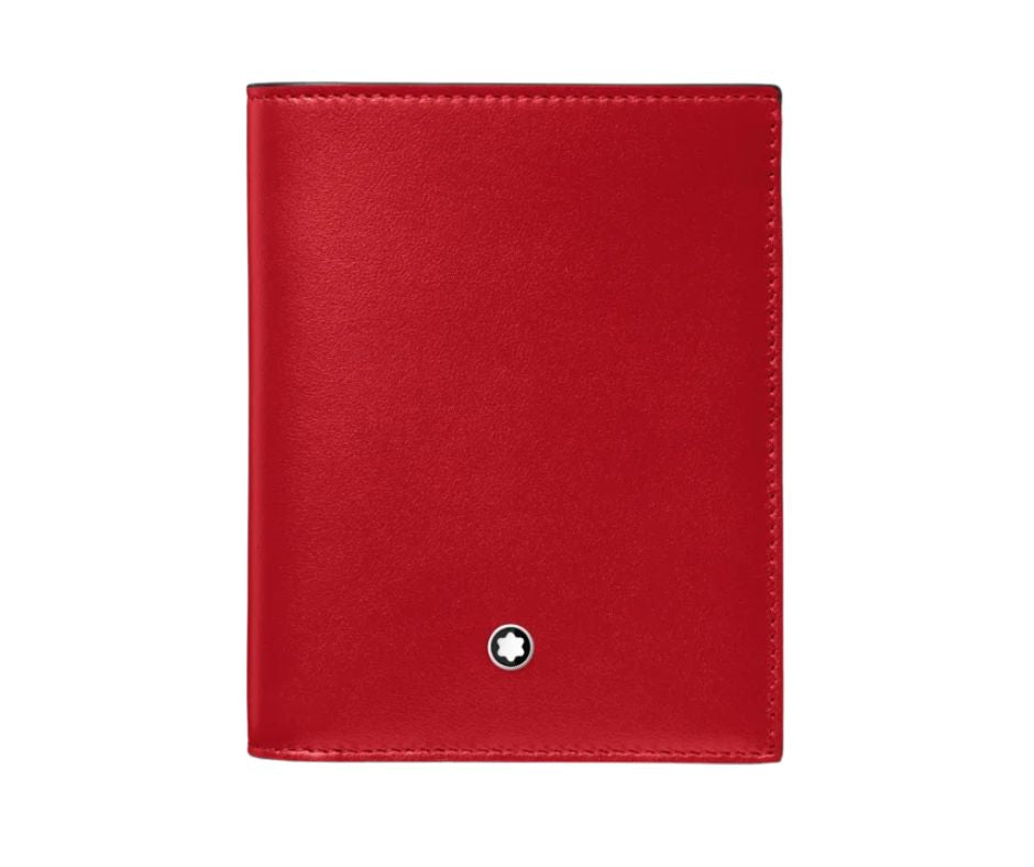 Montblanc Meisterstück Compact Wallet 6cc in Red I 129679