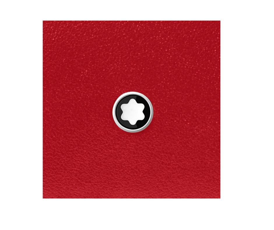 Montblanc Meisterstück Compact Wallet 6cc in Red I 129679