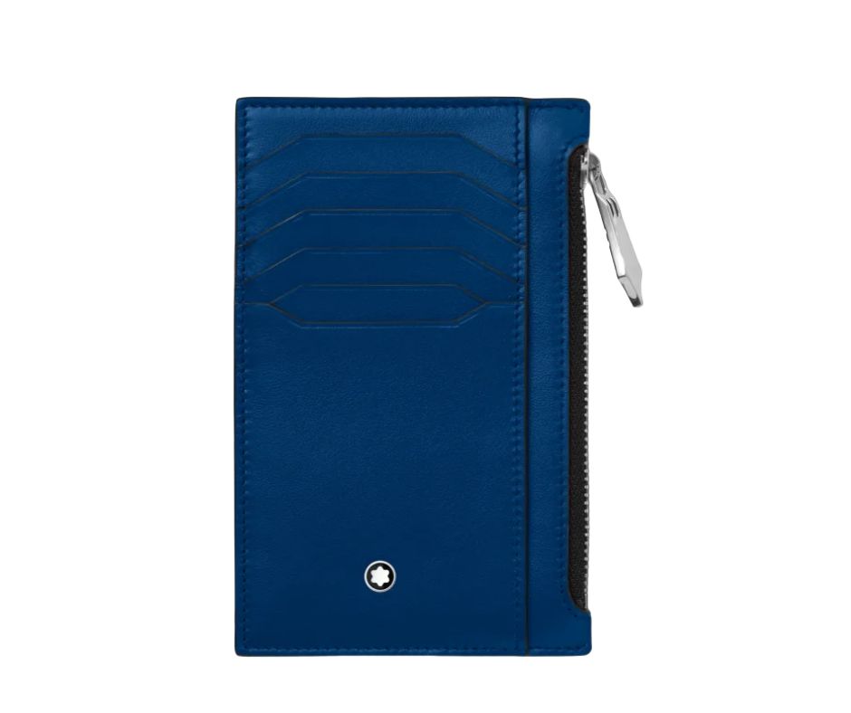 Montblanc Meisterstück Pocket Holder 8cc with Zipped Pocket in Blue I 129687