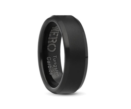 Tungsten Carbide Comfort Fit Ring 7mm