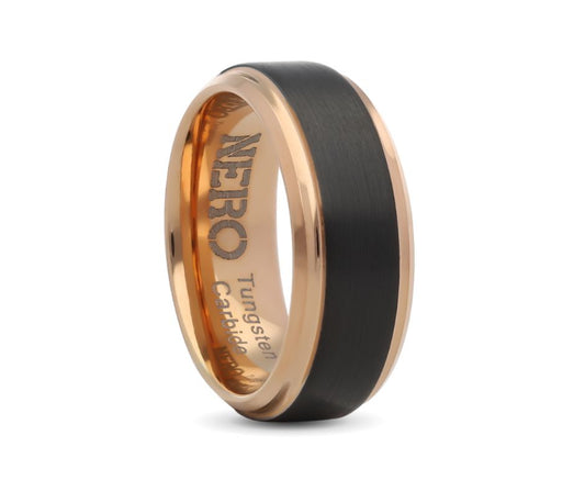 Tungsten Carbide Comfort Fit Ring 8mm