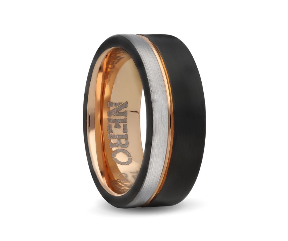 Tungsten Carbide Comfort Fit Ring 8mm - TGTU817R