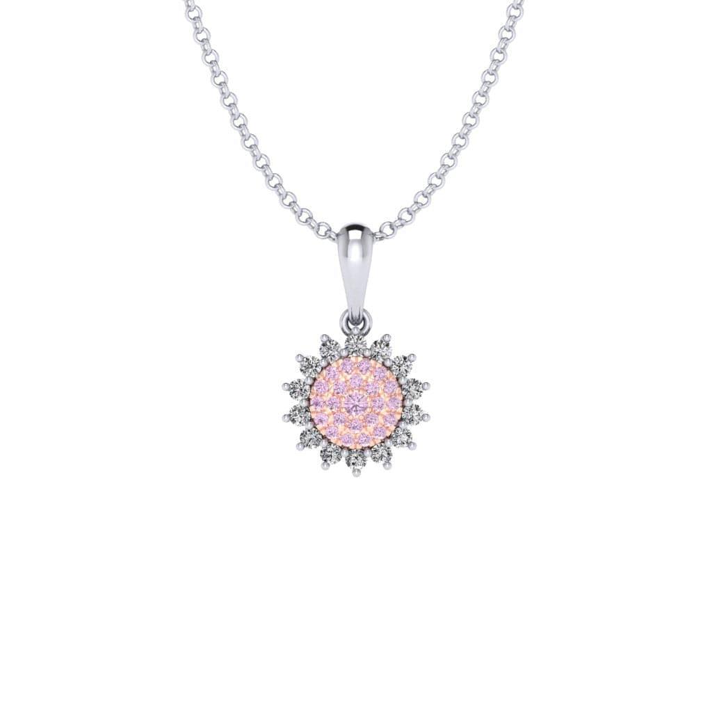 Eminence Pinks Sunflower Pendant