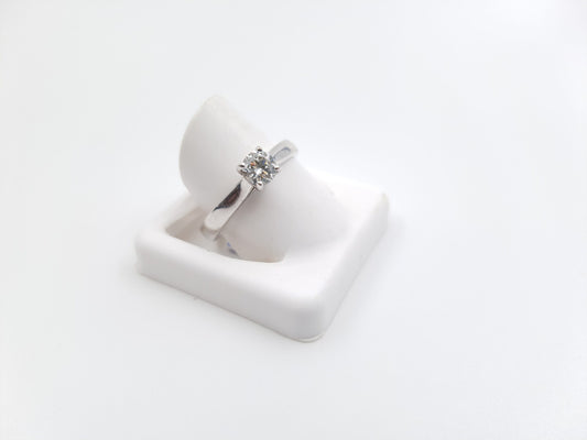 Classic Solitaire Diamond Engagement Ring in 9ct White Gold I 0.4ct total 1B00127/A-1